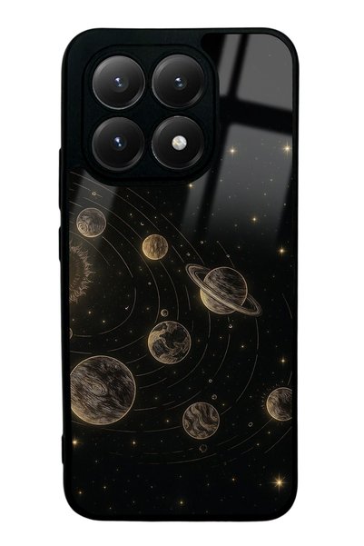 Spoyi Xiaomi Mi 15t Golden Orrery Design Glossy Phone Case