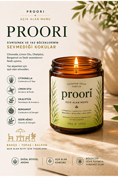 Proori Sivrisinek Kovucu Mum