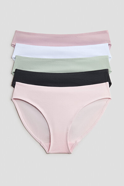 H&M 5'li Pamuklu Külot