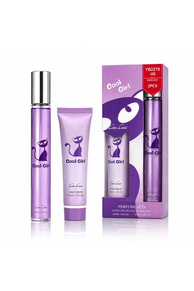 Lea Luis Set cadou pentru femei COOL GIRL, Apă de toaletă 35 ml + Cremă de mâ...