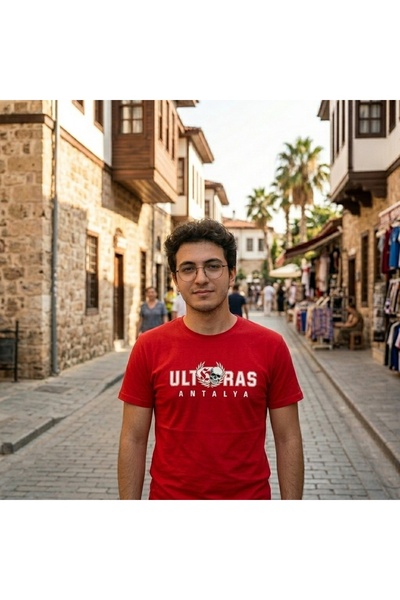 SARI ULTRAS ANTALYA HÁČKANA MAJICA SA OGRLENIM VRHOM