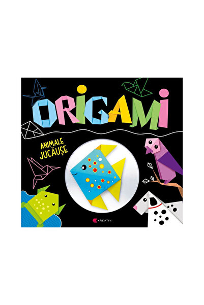 Editura Kreativ Origami - Animale jucăușe, - Editura Kreativ