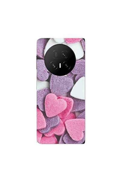 Other Honor Magic V5 Sponge Hearts Transparent Silicone TPU Θήκη