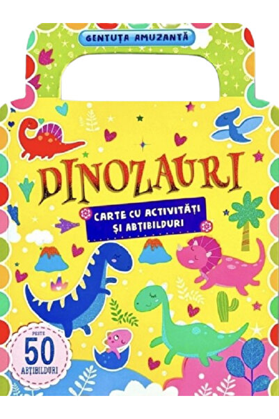 Editura Flamingo GD Carte de activități amuzantă cu dinozauri, - Editura Flam...