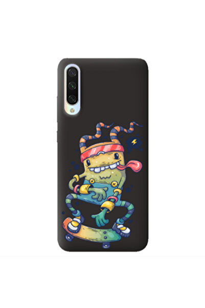 Other Xiaomi Mi 9 Lite Dangerous task Black Colored Silicone TPU Θήκη