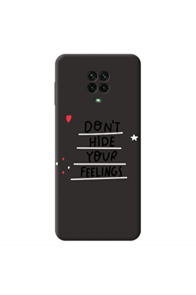 Other Xiaomi Redmi Note 9 Pro Dont Hide Your Feelings Black Colored Silicone ...