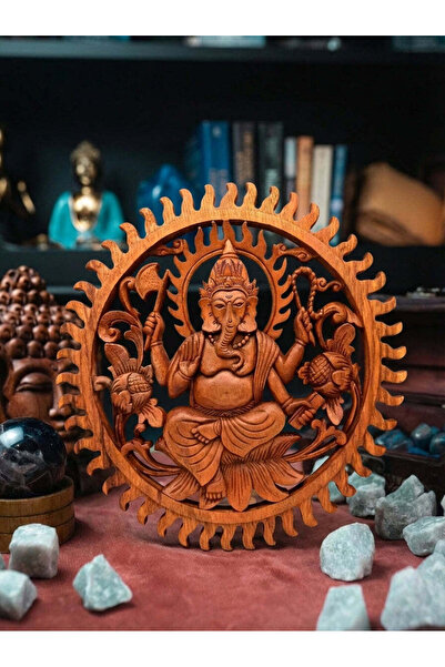Namaruna Panou din lemn sculptat - Ganesha