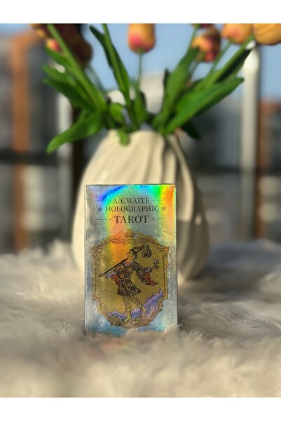Galaksi Dükkanı A.E Waite Holographıc Tarot Destesi/ hOLOGRAMLI tarot Kartlar...
