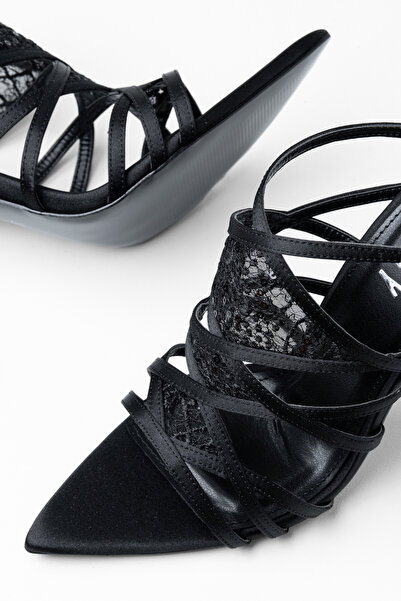 MARY Evening Dress Sandals Heeled Evening Dress Shoes Lace-Up Shoes Thin Heel Shoes