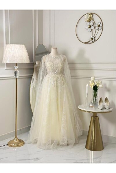 vanus fashion 7315-فستان سهره طويل