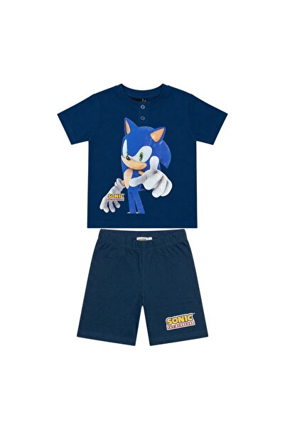 Sonic Pijamale copii, mânecă scurtă, 100% bumbac, multicolor, Hero,