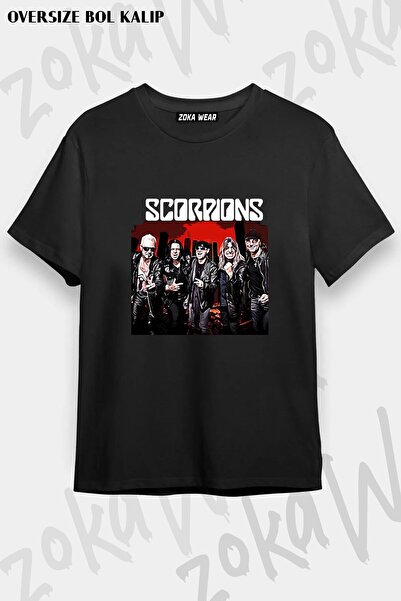 ZOKAWEAR Unisex široka majica sa printom Scorpions v16