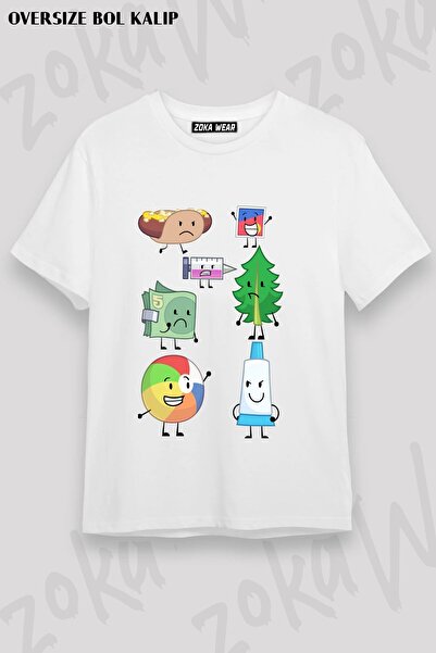 ZOKAWEAR Tricou unisex cu imprimeu BFDI v14
