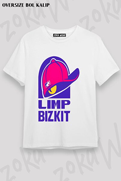 ZOKAWEAR Μπλουζάκι Unisex Loose Fit με στάμπα Limp Bizkit v9