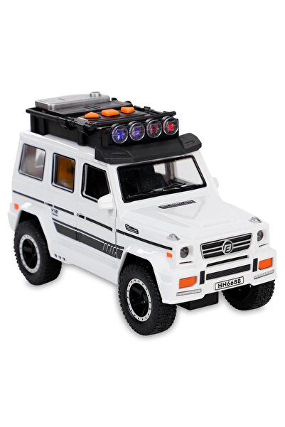 Vardem Işıklı Müzikli Lüks Jeep - Beyaz