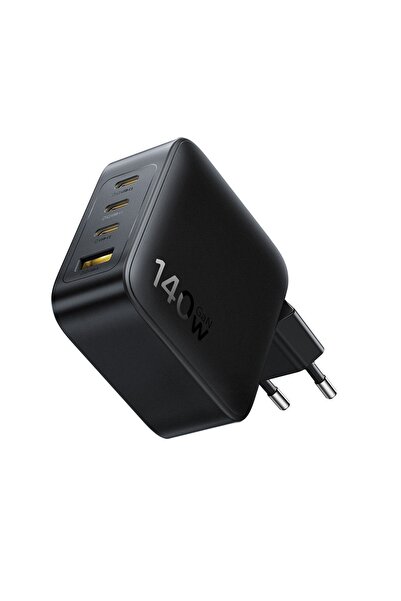 Baseus Încărcător GaN EnerFill FH11 140W, 3x USB-C, 1x USB-A, Negru