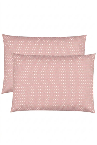 pistore 100% Cotton Ranforce Baby Pillowcase Powder White Polka Dot Patterned...