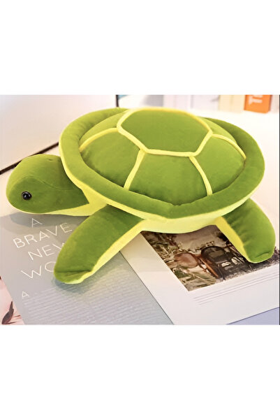 SR Uykulu Kaplumbağa Peluş Oyuncak – Sevimli Yeşil Turtle Plush