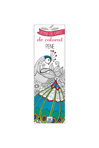 Editura DPH Coloring Bookmarks - Feathers - DPH Publishing House