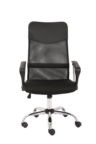 Garvee Ergonomic Black Mesh Office Chair - Adjustable Backrest with Lumbar Su...