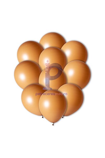 MP Mirific Party Set de baloane din latex, Cappuccino, 25 cm