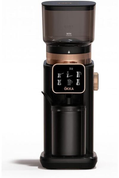 Arzum Okka Master Grind Copper Coffee Grinder with 60 Grinding Levels and Col...
