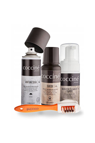 Coccine Set de ingrijire, Coccine, Suede Renovator, 4 in 1, 75ml, 100ml, 150m...