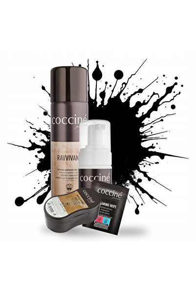 Coccine Kit de curatare si restaurare a culorii incaltamintei, Coccine, 4 in ...