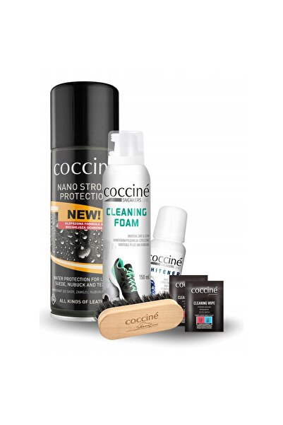 Coccine Set ingrijire incaltaminte, Coccine, Strong 230 ml, 230 ml, impregnar...