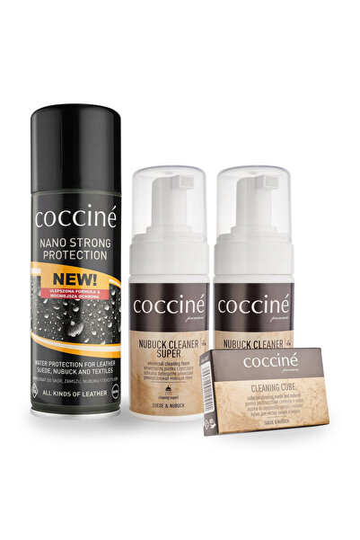 Coccine Kit de curatare pentru incaltaminte din piele intoarsa, Coccine, 4 in...