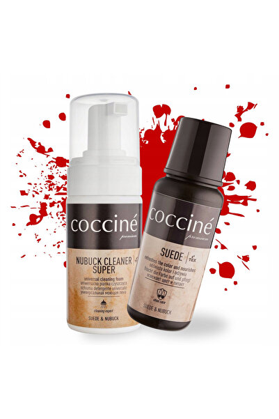 Coccine Set de ingrijire, Coccine, Suede Renovator, 75 ml, 100 ml, pentru cur...