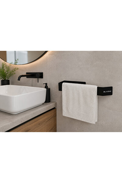 Blaene Paslanmaz Çelik Modern Havluluk Banyo Askısı Tuvalet Havlu Askısı Mat ...