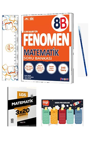 Fenomen Yayıncılık 8 Matematik B Soru Bankası