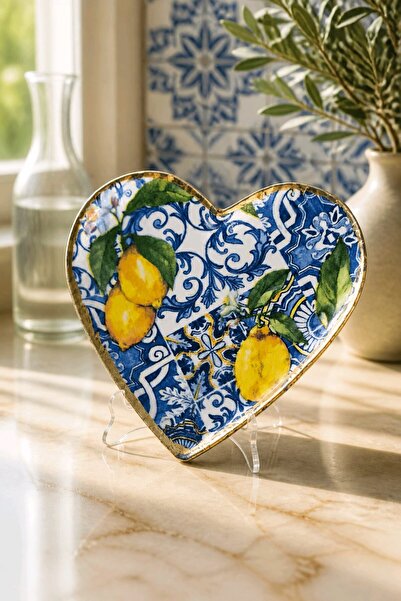el.ay.arts Italian-Inspired Lemon Presentation Plate 12×12