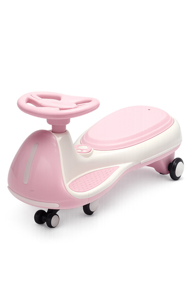 Kinderauto Kinderplay Mașinuță electrică Wiggle Car 360 12V Roz