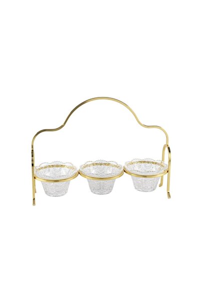 Mikasa Moor Gold Cam 3-Piece Snack Bowl 37X28X13Cm