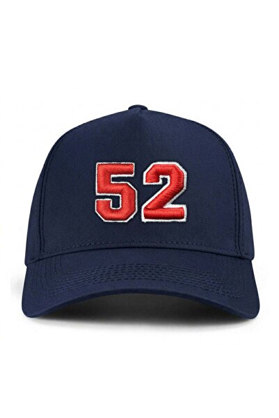 PataCute Number 52 (Embossed) Molded Baseball Cap