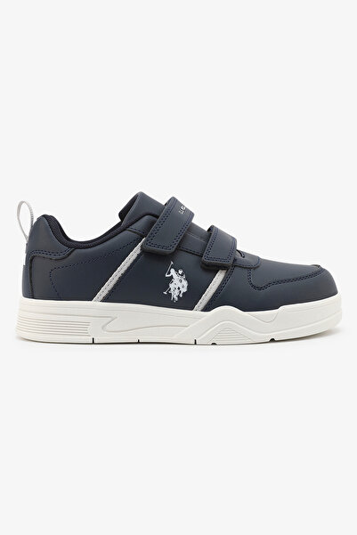 U.S. Polo Assn. حذاء رياضي كاجوال مريح وأنيق للأولاد من كينا - لون كحلي