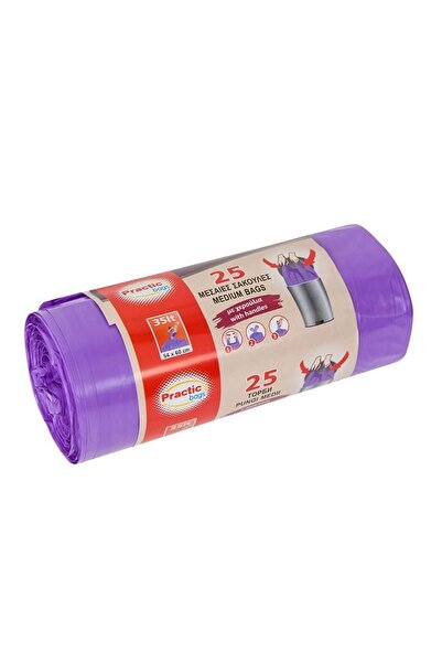OEM Saci Menajeri cu Mânere OEM, Medii, Mov, 35l, 25