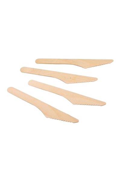 OEM Cuțite din Bambus 16,5 cm, Set 15 buc, Tacâmuri pentru Petreceri și Picnic