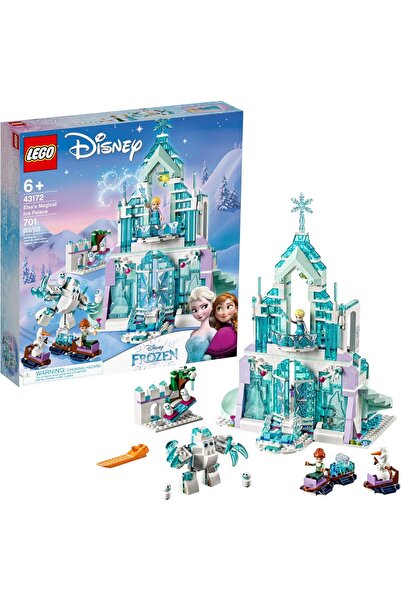 LEGO Disney Frozen Elsa's Magical Ice Palace 43172 Toy Castle Building Kit wi...