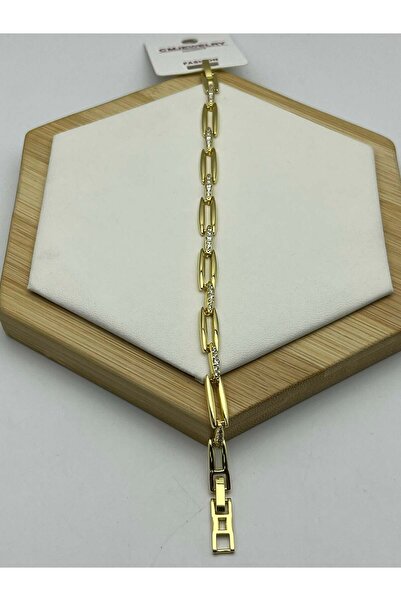 BİJU YILMAZ Minimal gold link bracelet - 26cmblk24