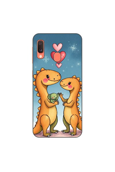 OEM Husa compatibila cu Samsung Galaxy A20e Silicon Gel Tpu Model Dino Cute F...