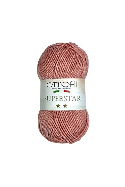 Etrofil SuperStar pređa za pletenje Rose 25% vuna 75% akril 100g 170m (73142)