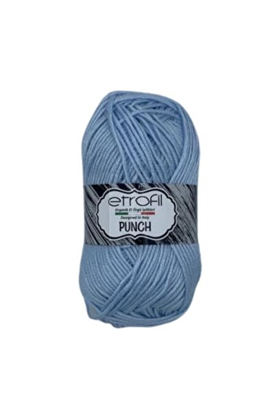 Etrofil Punch Örgü İpi Buz Mavi %100 Micro Acrilic 25g 70m (75141)