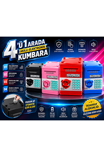 Blooming Plus 4-in-1 Smart Atm Piggy Bank