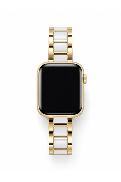 Alstrap Watch 11-10 42mm 9 8 7 41mm 6 5 SE 40mm Uyumlu İnce Seramik Metal Şık...