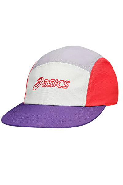 Asics Καπέλο 5 Πάνελ FW 2025-Κόκκινο/Λευκό