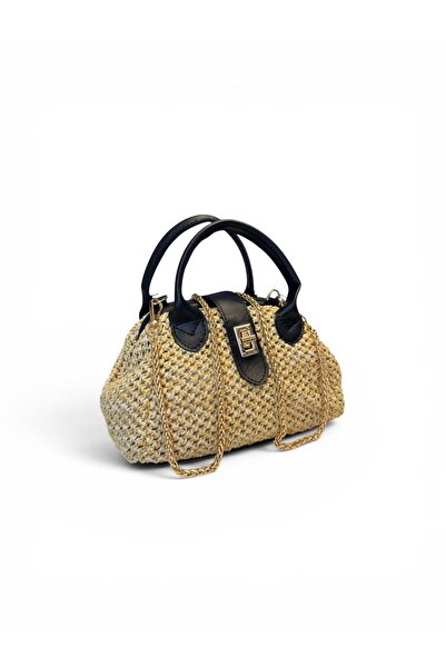 bag Women's Straw Chain Strap Hand and Shoulder Bag
