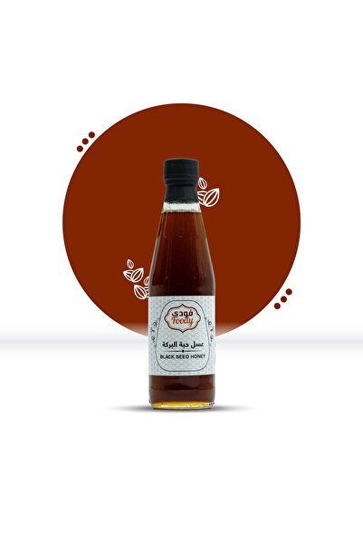 Tamr Wa Qhwah Tamr Wa Qawah Foody Black Seed Honey 500g – 100% Natural Raw Ho...